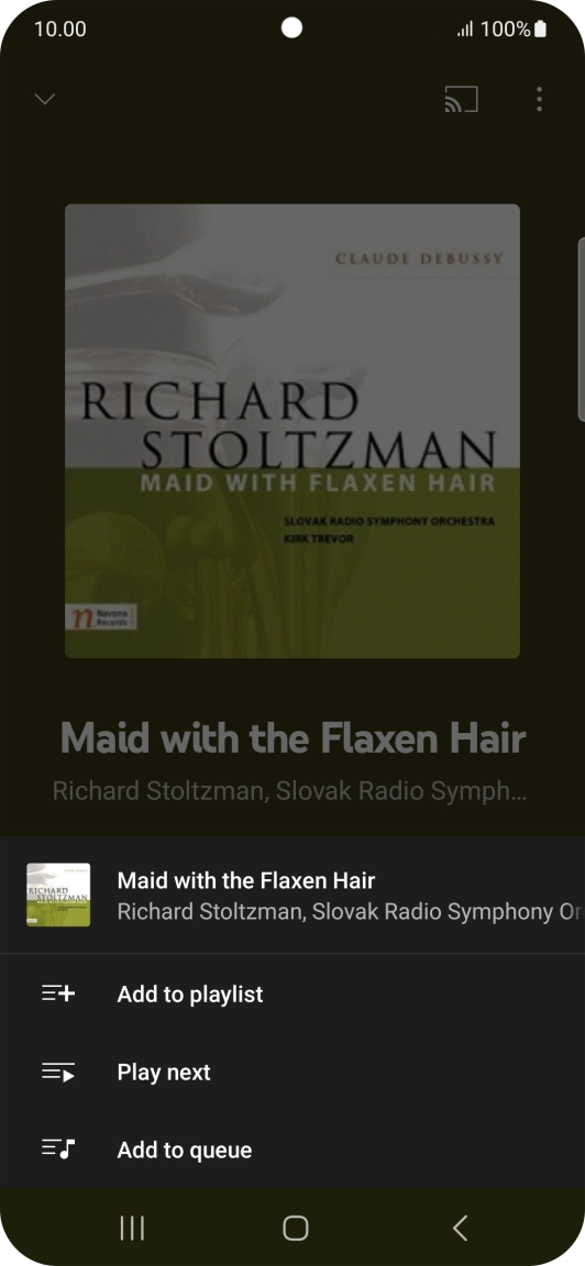 Press Add to playlist. Press Add to playlist.
