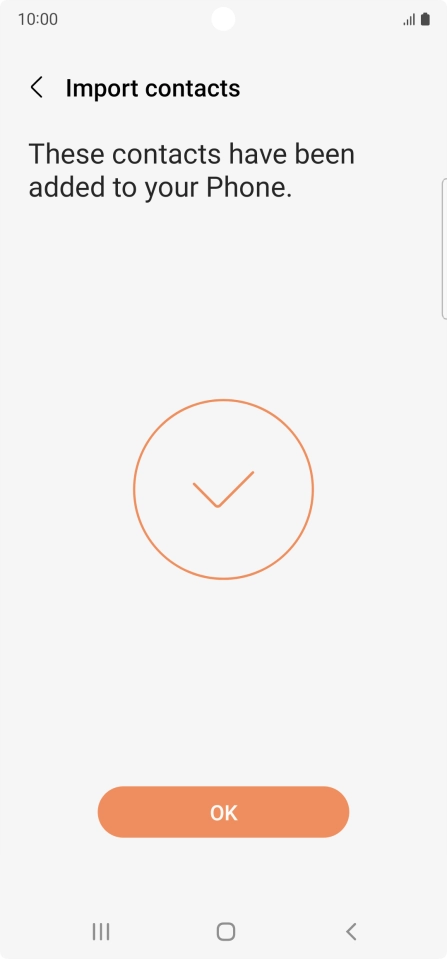 Press OK. Press OK.