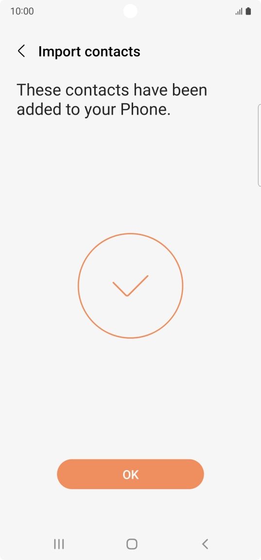 Press OK. Press OK.