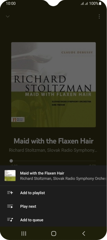 Press Add to playlist. Press Add to playlist.