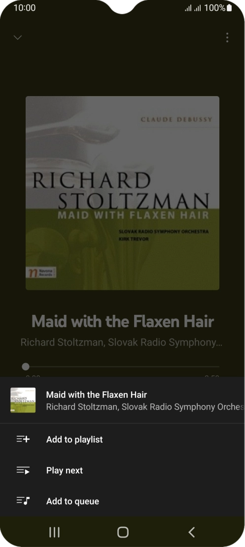 Press Add to playlist. Press Add to playlist.