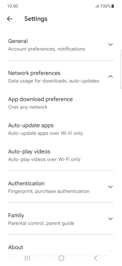 Press Auto-update apps. Press Auto-update apps.