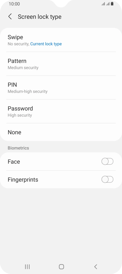 Press Fingerprints. Press Fingerprints.