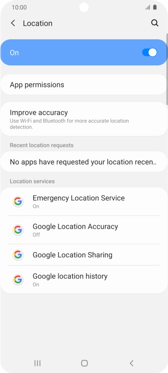 Press App permissions. Press App permissions.