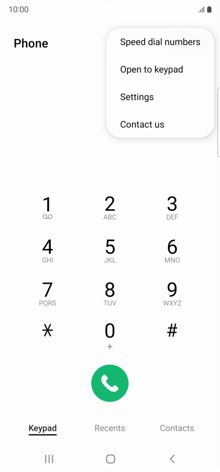 Press Settings. Press Settings.