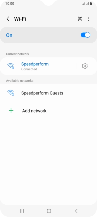 Press the Home key to return to the home screen. Press the Home key to return to the home screen.