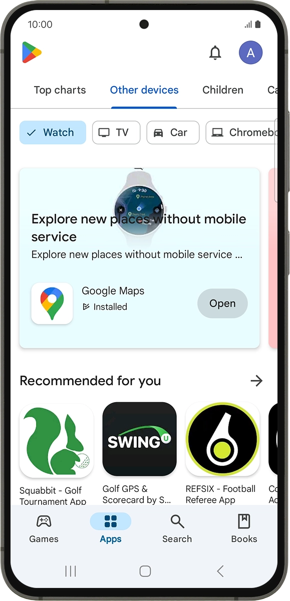 On your phone: Press Search. On your phone: Press Search.