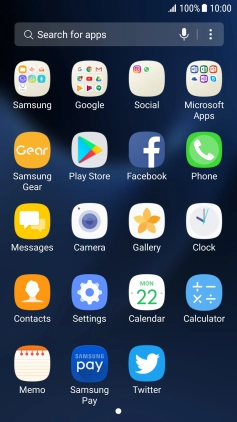 Press Samsung. Press Samsung.