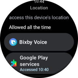 Press the required app. Press the required app.