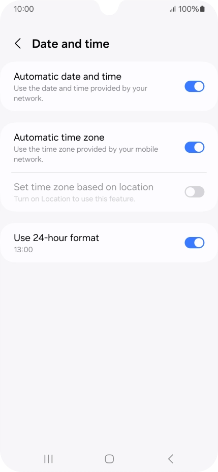 Press the Home key to return to the home screen. Press the Home key to return to the home screen.