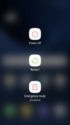 Press Power off. Press Power off.