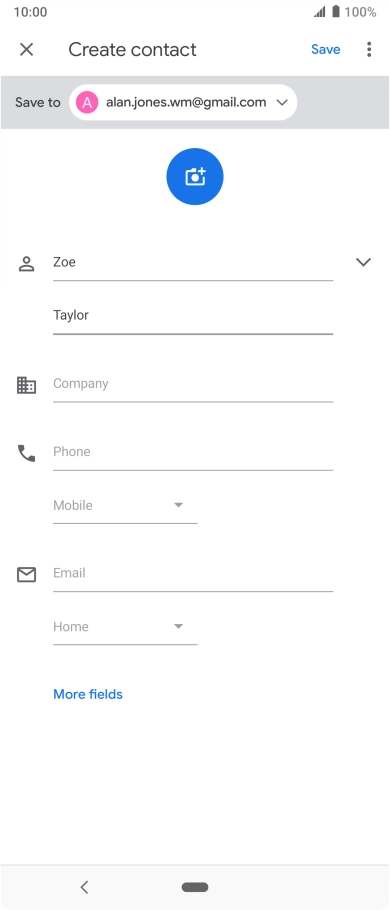 Press Phone and key in the phone number. Press Phone and key in the phone number.