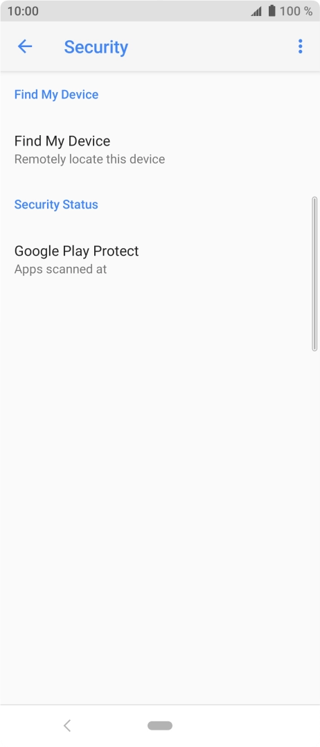 Press Find My Device. Press Find My Device.