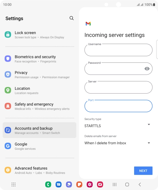 Press the drop down list below Press the drop down list below