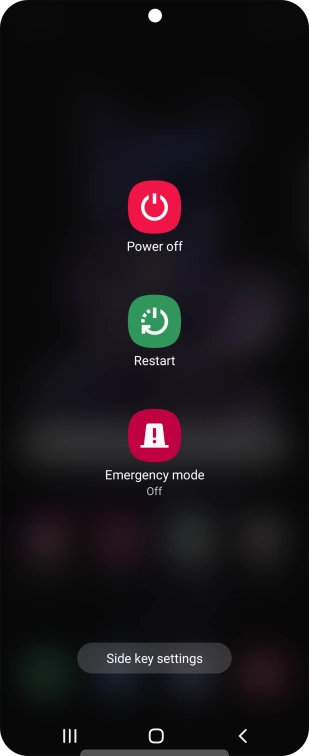 Press Power off. Press Power off.