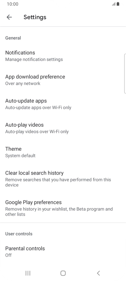 Press Auto-update apps. Press Auto-update apps.