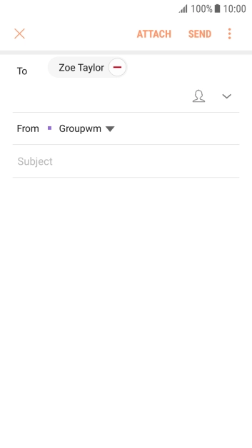 Press Subject and key in the required subject. Press Subject and key in the required subject.
