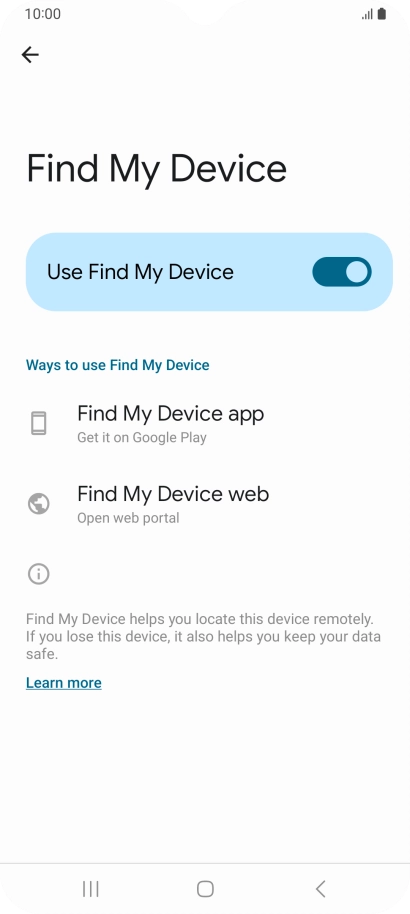Press the Home key to return to the home screen. Press the Home key to return to the home screen.