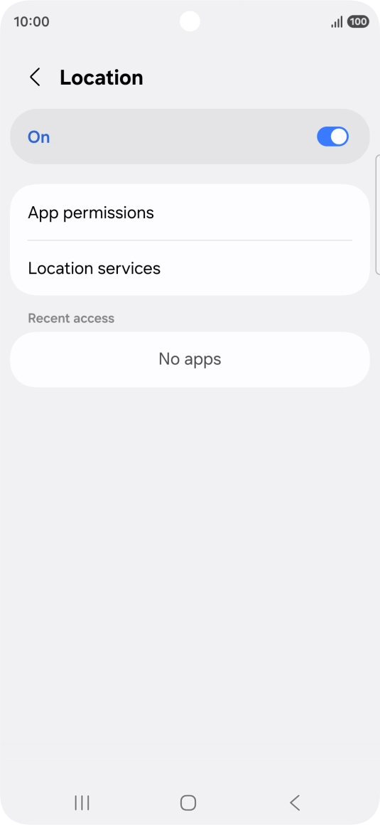 Press App permissions. Press App permissions.