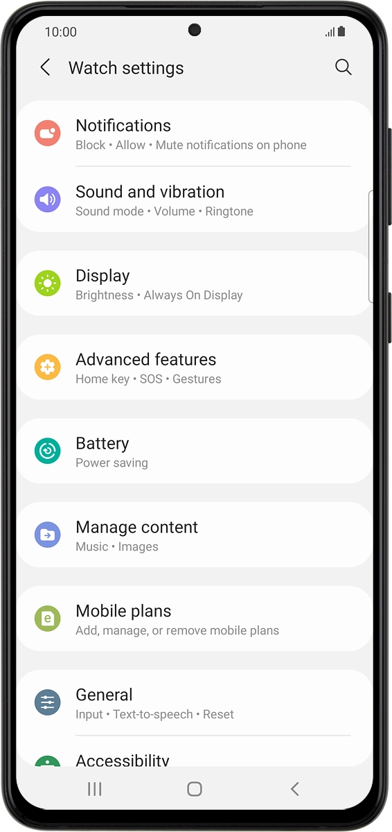 On your phone: Press Manage content. On your phone: Press Manage content.