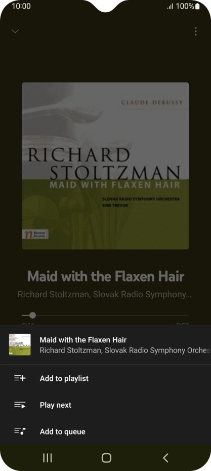 Press Add to playlist. Press Add to playlist.