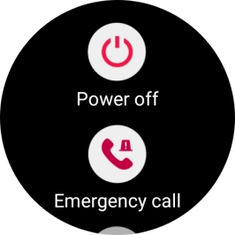 Press Power off. Press Power off.