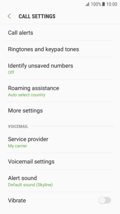 Press More settings. Press More settings.