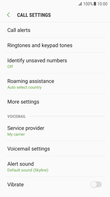 Press More settings. Press More settings.