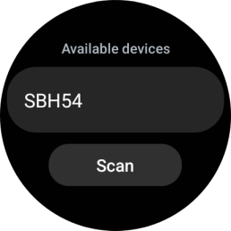 Press the required device. Press the required device.