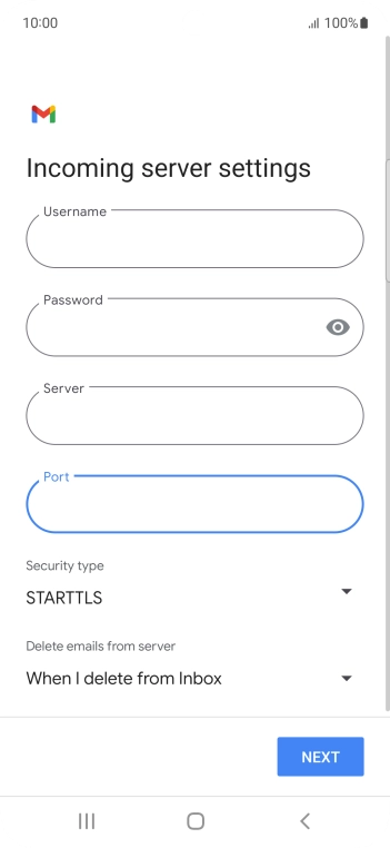 Press the drop down list below Press the drop down list below