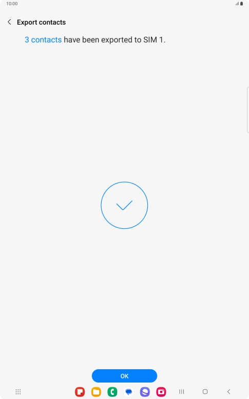 Press OK. Press OK.