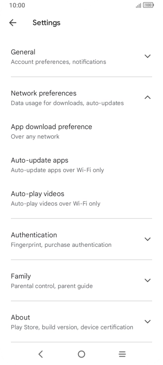 Press Auto-update apps. Press Auto-update apps.