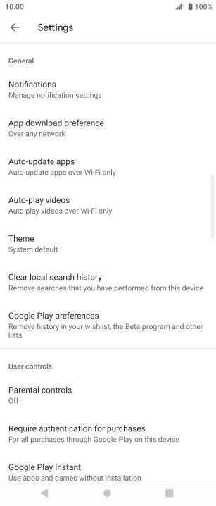 Press Auto-update apps. Press Auto-update apps.