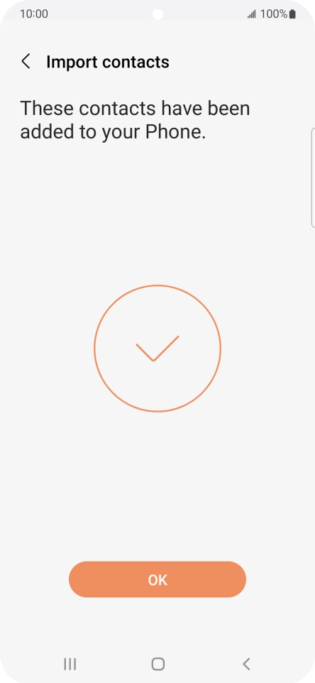 Press OK. Press OK.