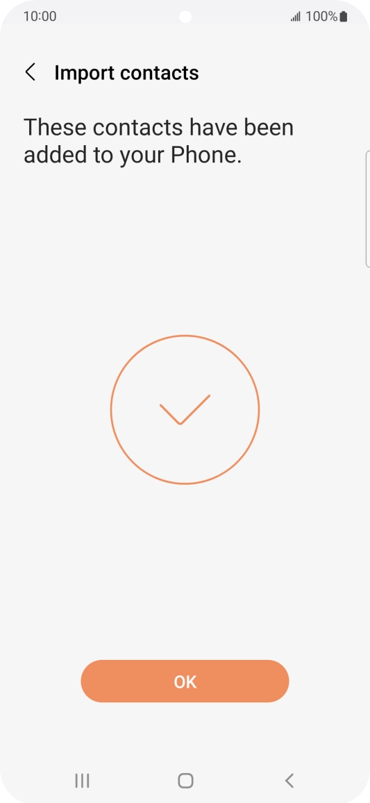 Press OK. Press OK.
