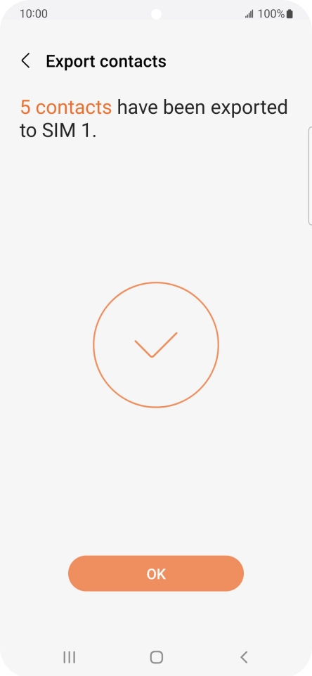 Press OK. Press OK.