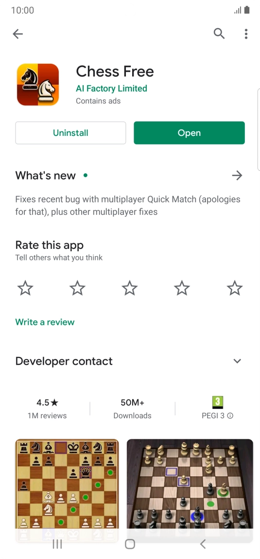 Press Uninstall. Press Uninstall.