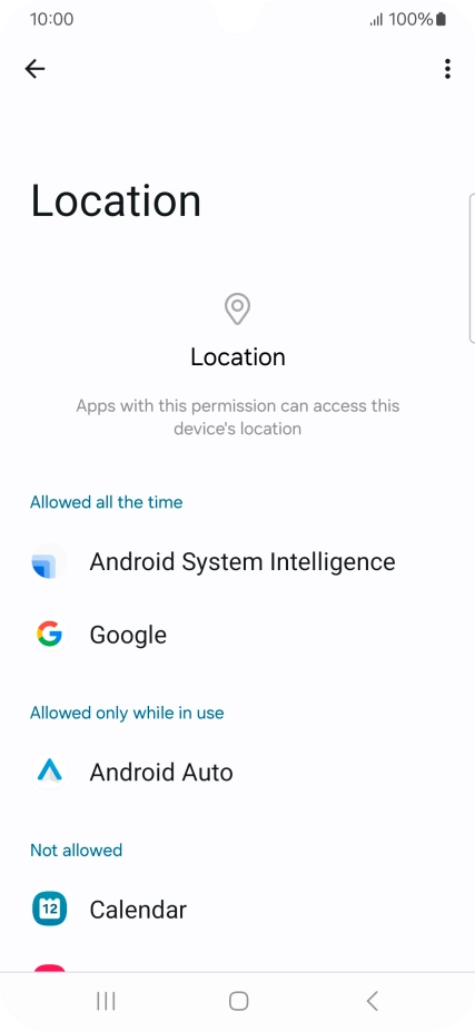 Press the required app. Press the required app.