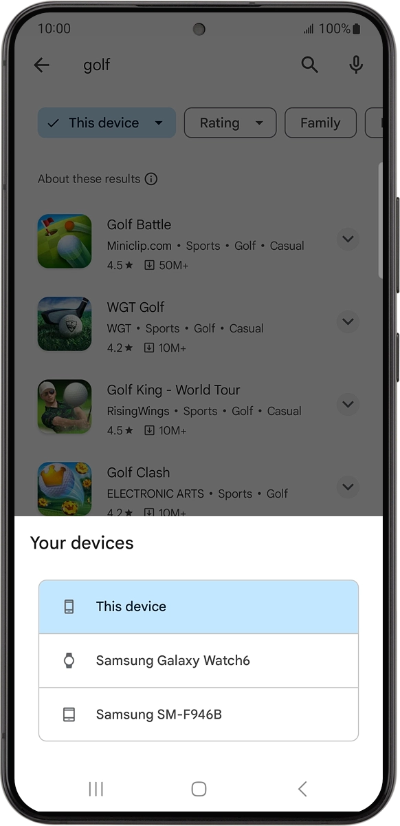 On your phone: Press the name of your watch. On your phone: Press the name of your watch.
