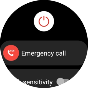 Press the power off icon. Press the power off icon.