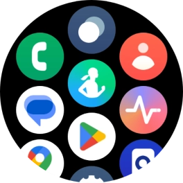 Press the phone icon. Press the phone icon.