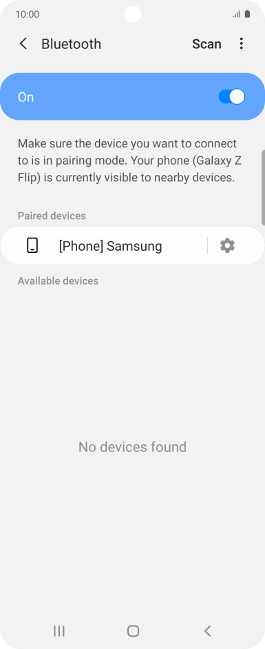 Press the Home key to return to the home screen. Press the Home key to return to the home screen.