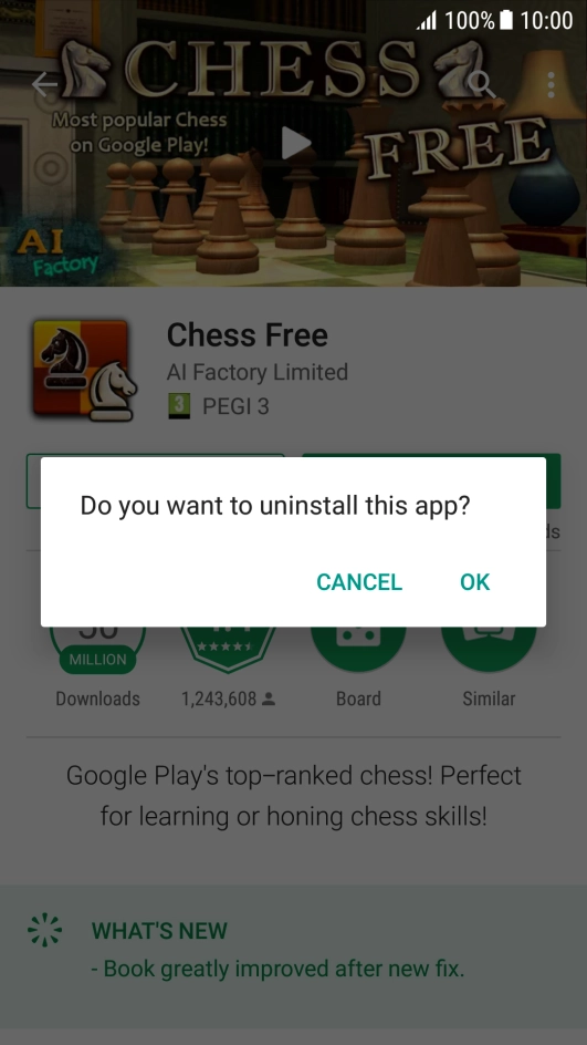 Press OK. Press OK.