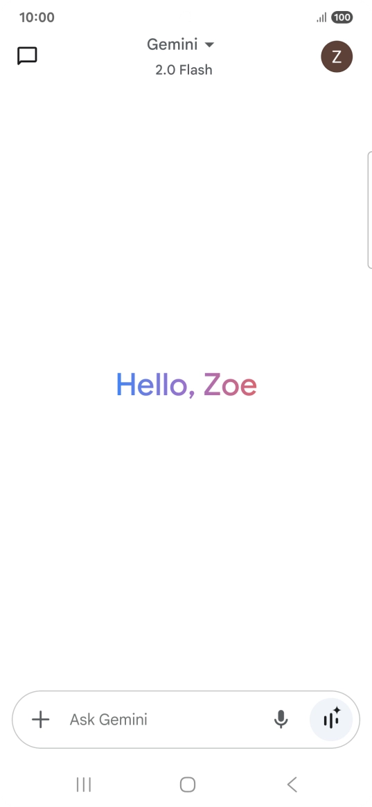 Press the profile icon. Press the profile icon.