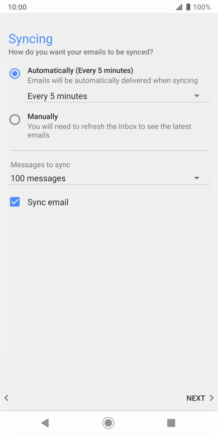 Press the drop down list below Press the drop down list below