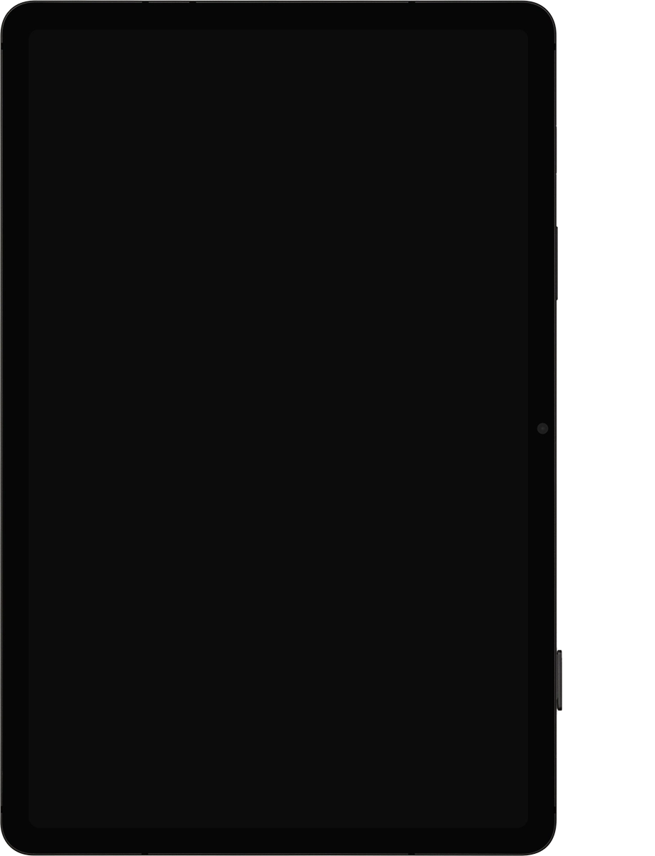 Remove the card holder from your tablet. Remove the card holder from your tablet.