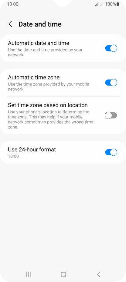 Press the Home key to return to the home screen. Press the Home key to return to the home screen.