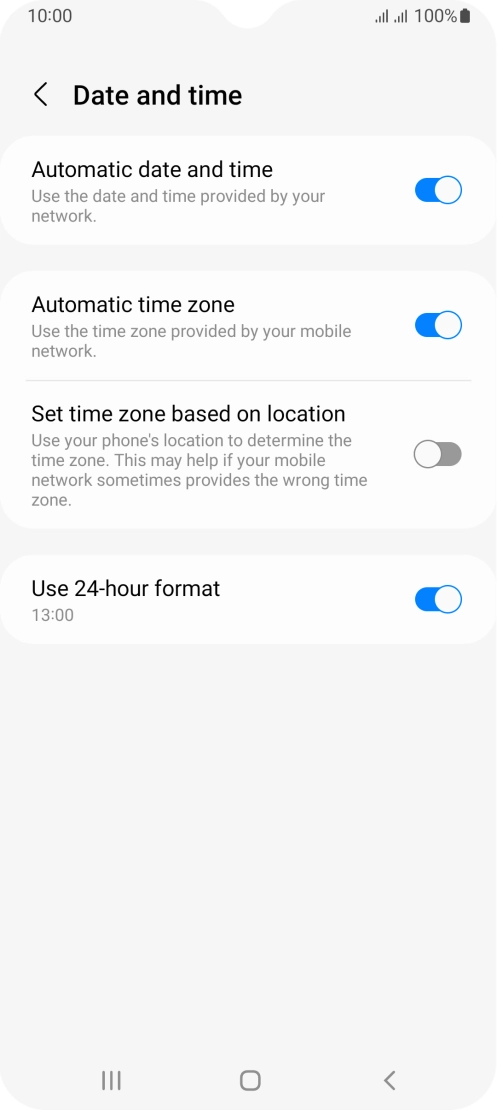 Press the Home key to return to the home screen. Press the Home key to return to the home screen.