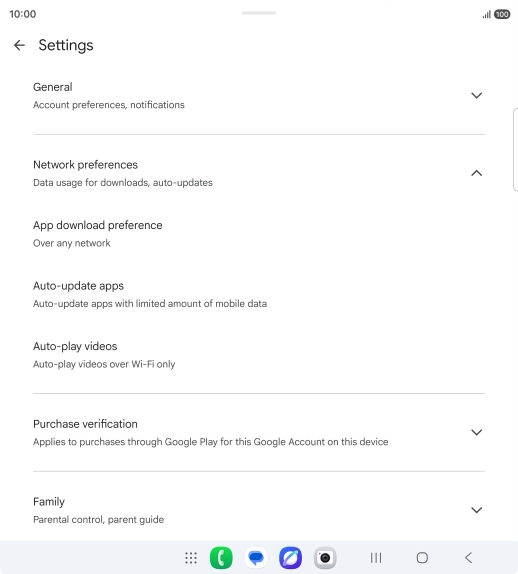 Press Auto-update apps. Press Auto-update apps.