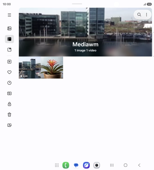 Press and hold any picture or video. Press and hold any picture or video.